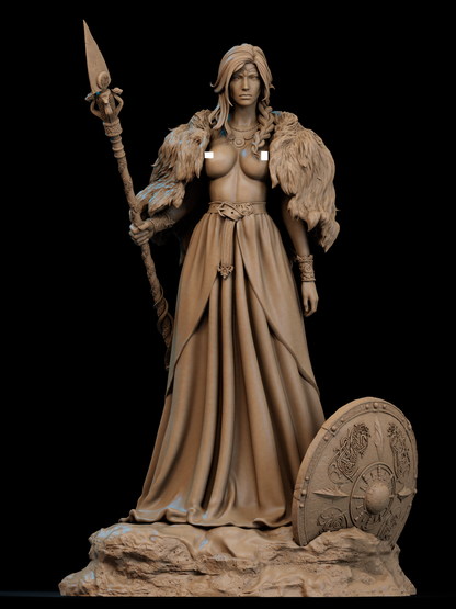 Freyja - Norse Goddess of Love and War (Nude Version)